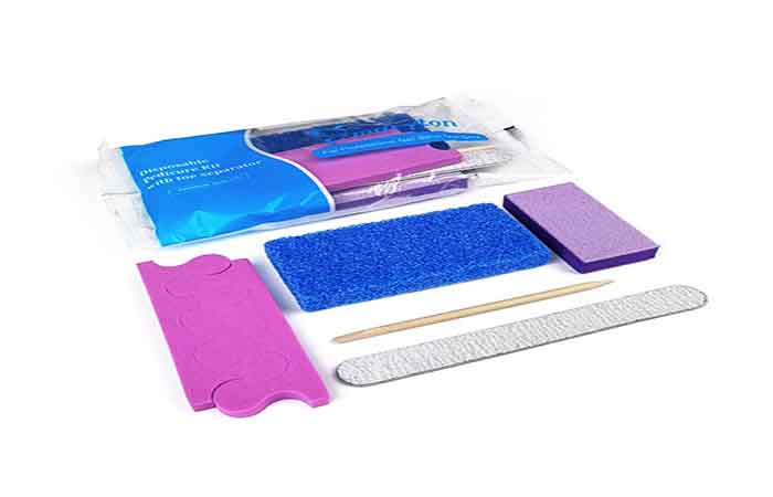 Professional for Salon Disposable 5 Pieces Mani and Pedi Kit Set Bulk Sale